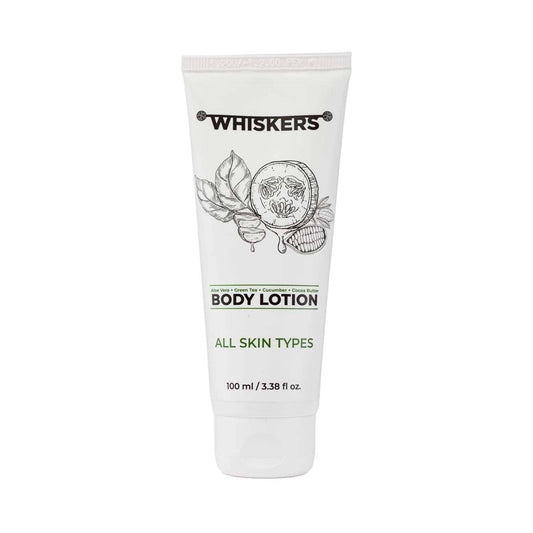 WHISKERS Aloe Vera Body Lotion For Men (100 ml)