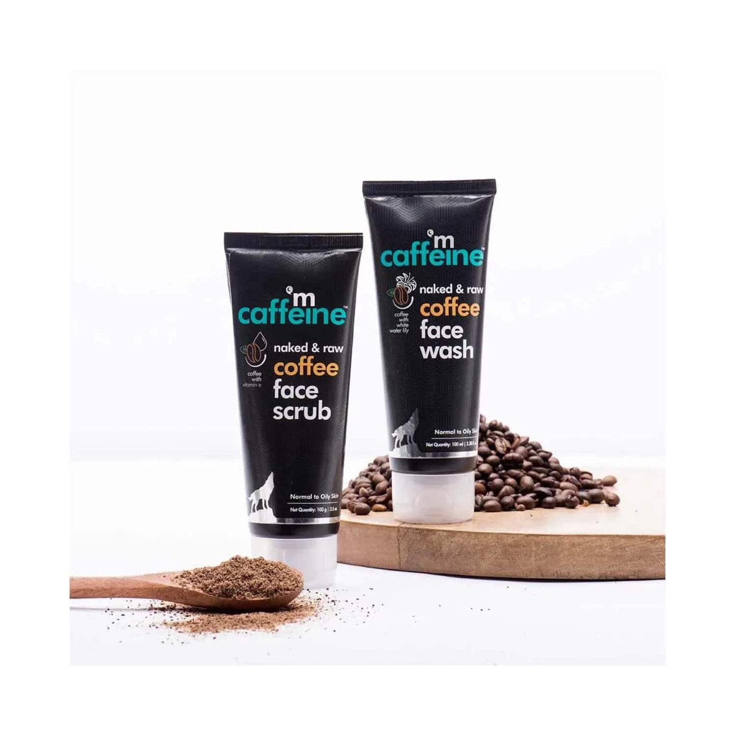 mCaffeine Naked & Raw Anti Pollution Kit (2Pcs)