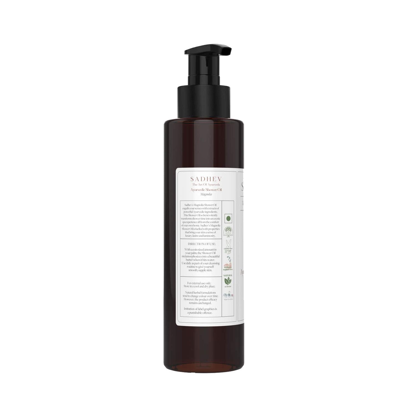 Sadhev Ayurvedic Magnolia Shower Oil (200ml)