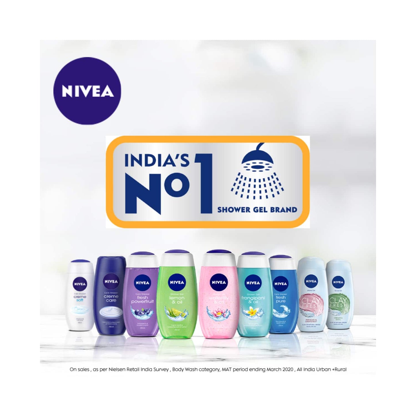 Nivea Creme Soft Shower Cream with Almond Oil & Mild Scent (250ml)