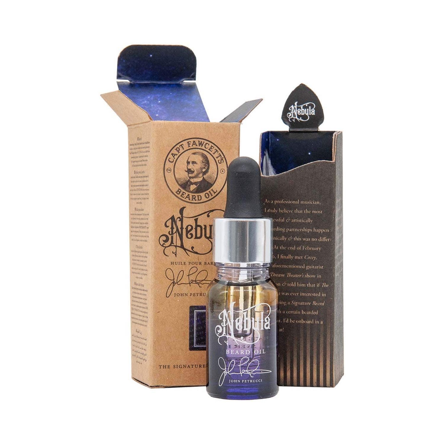 Captain Fawcett John Petrucci's 'Nebula' Beard Oil (10 ml)