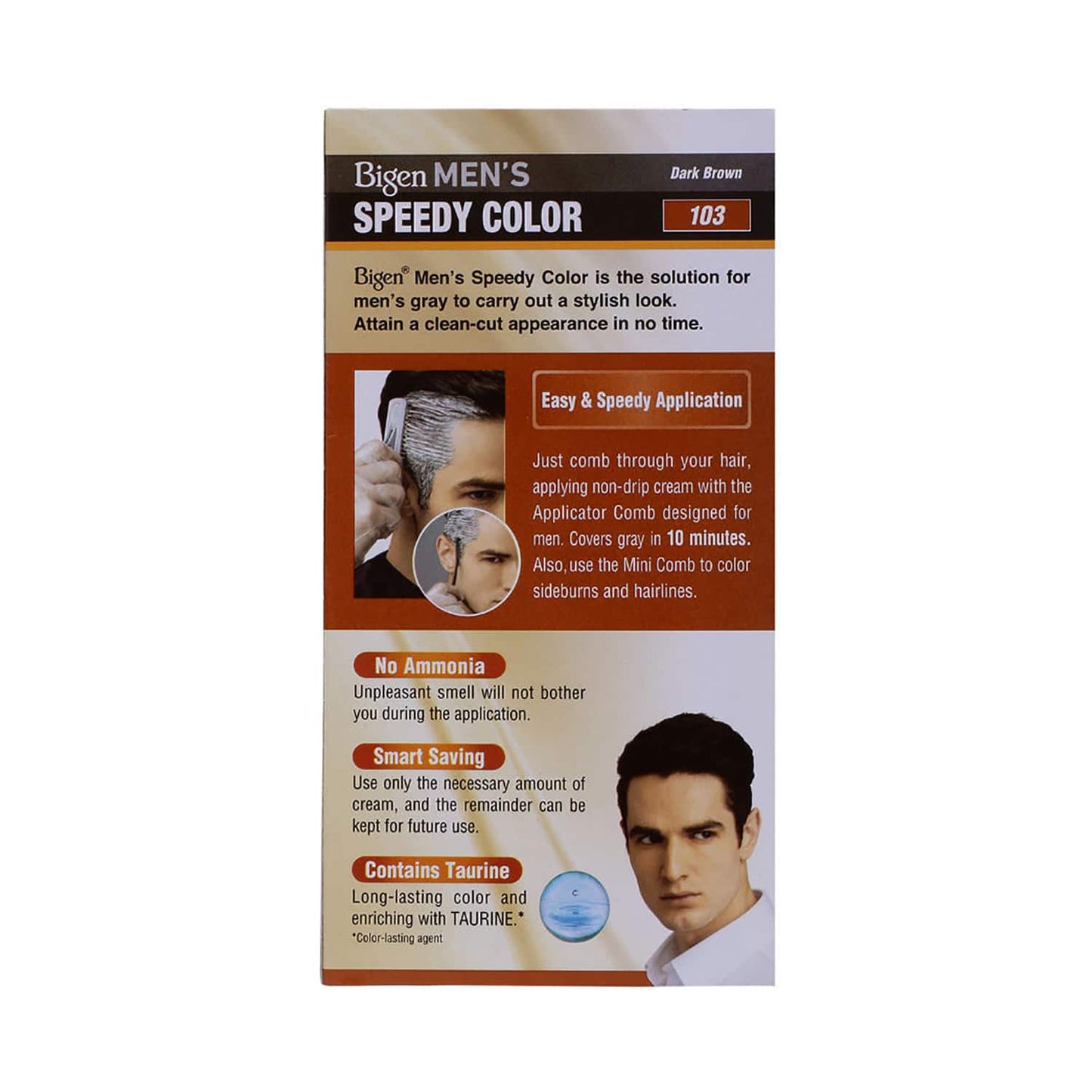 Bigen Men's Speedy Hair Color - 103 Dark Brown (80g)