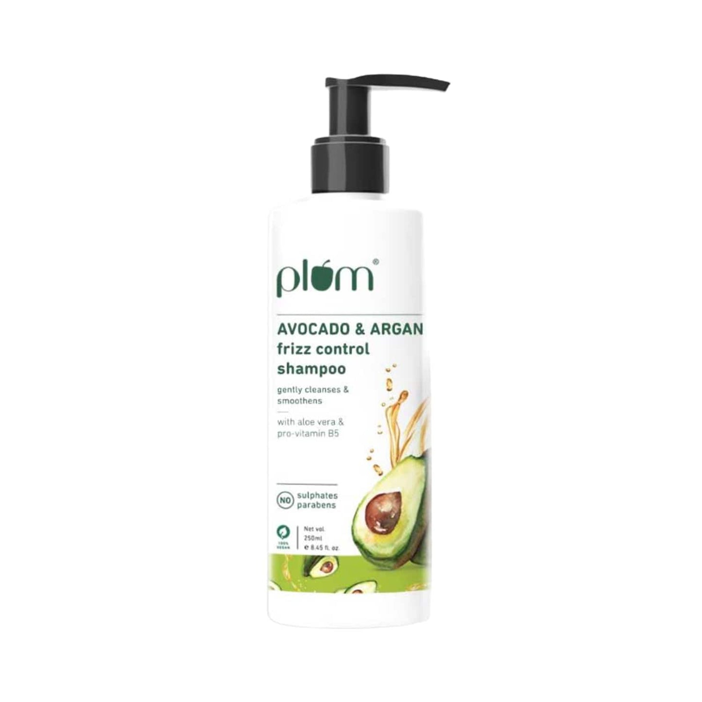 Plum Avocado & Argan Frizz Control Shampoo (250ml)