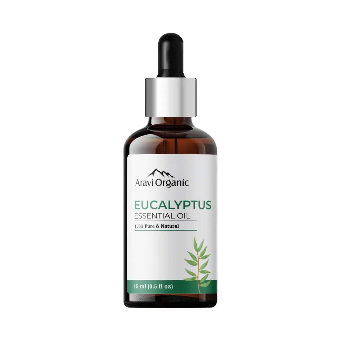 Aravi Organic Nilgiri Eucalyptus Essential Oil (15ml)