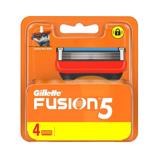 Gillette Fusion Manual Blades for Perfect Shave and Perfect Beard Shape (4Pcs)