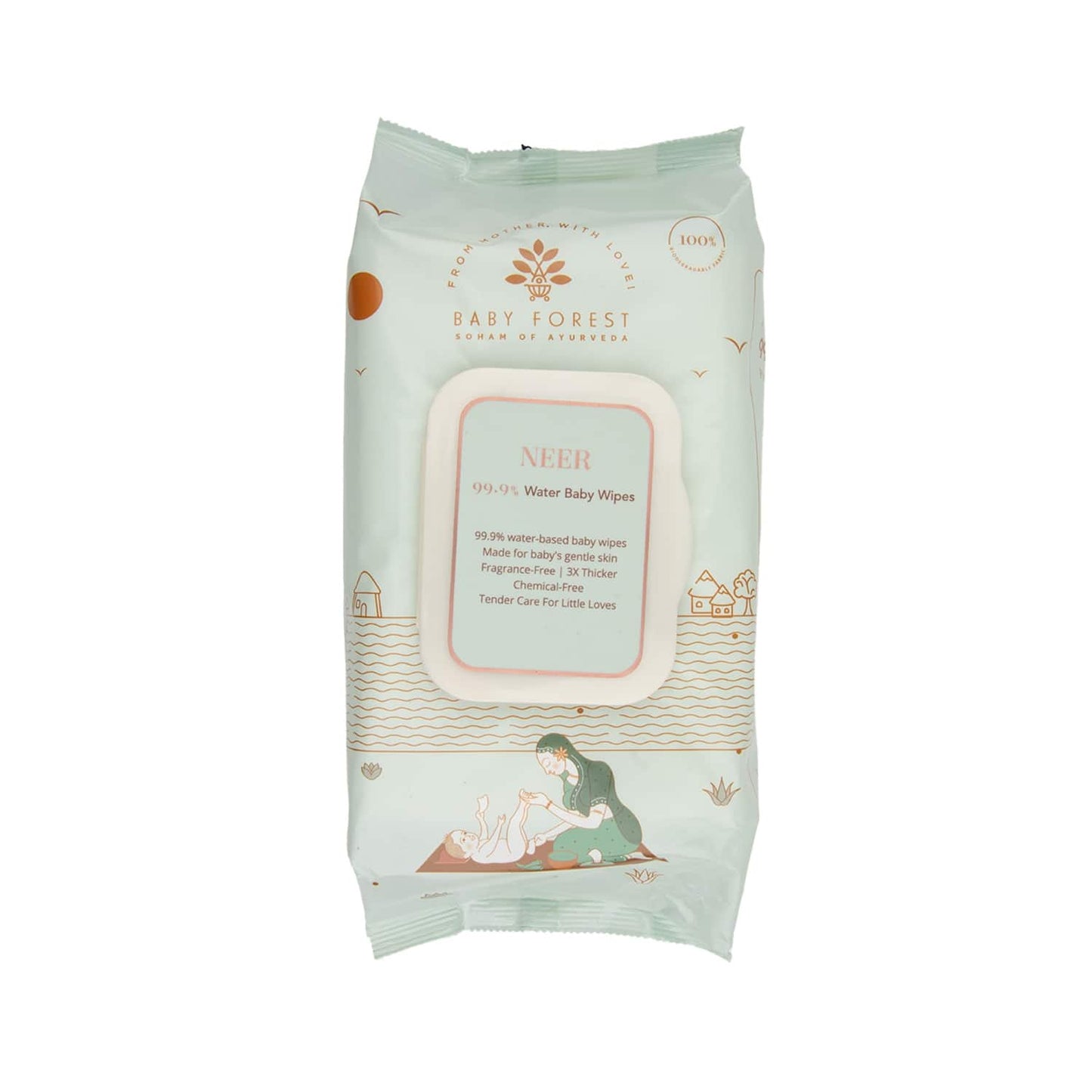 Baby Forest Neer 99.9% Water Baby Wipes