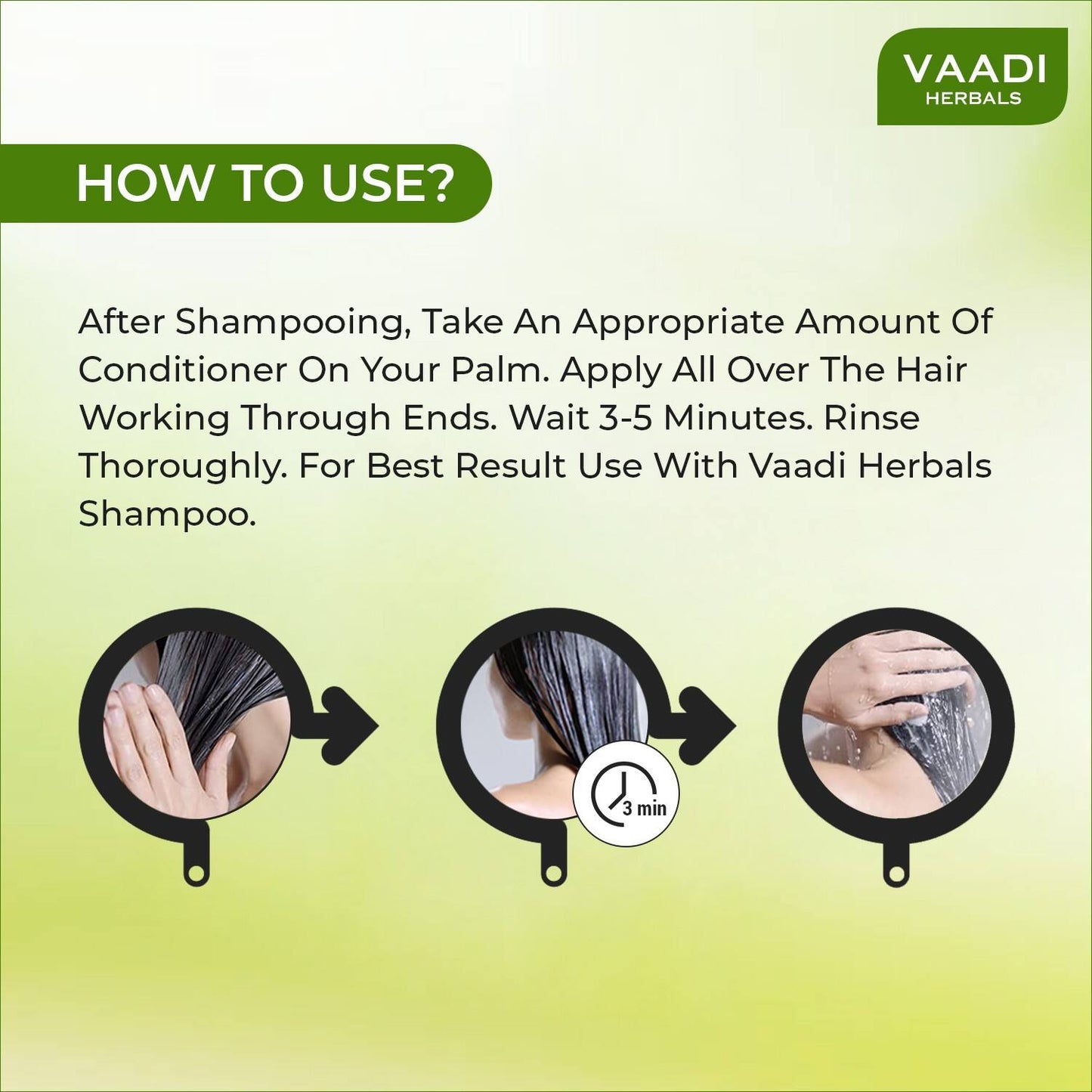 Vaadi Herbals Olive Conditioner With Avocado Extract (350ml)