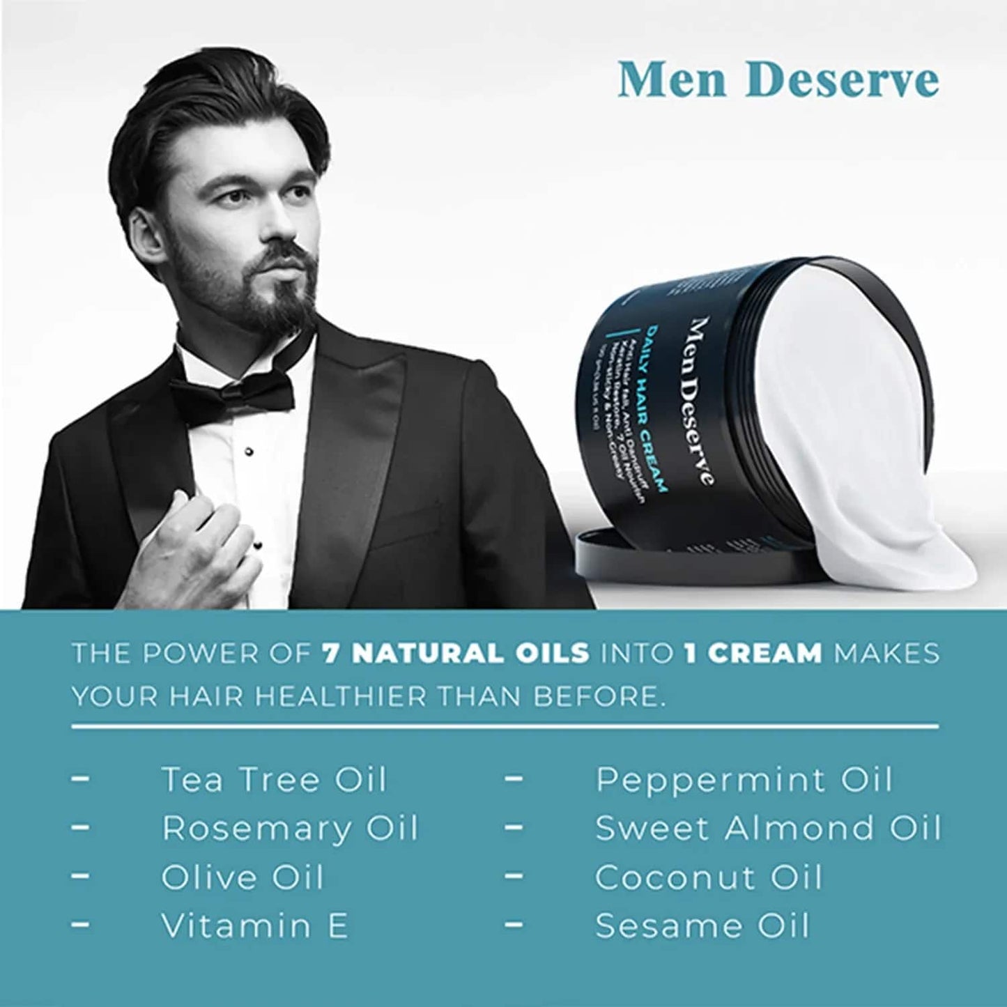 Men Deserve Daily Hair Cream (100g)