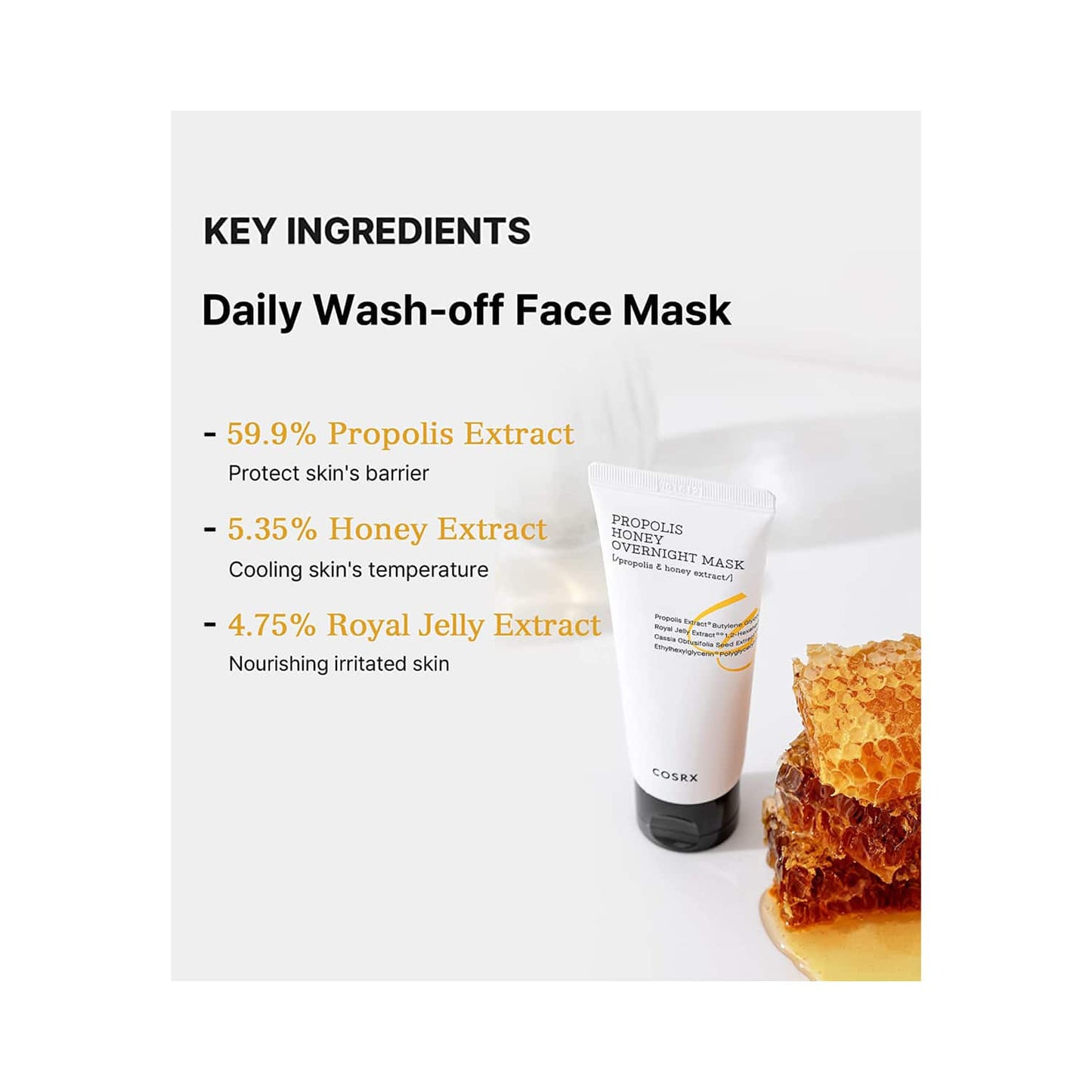 COSRX Full Fit Propolis Honey Overnight Mask (60ml)