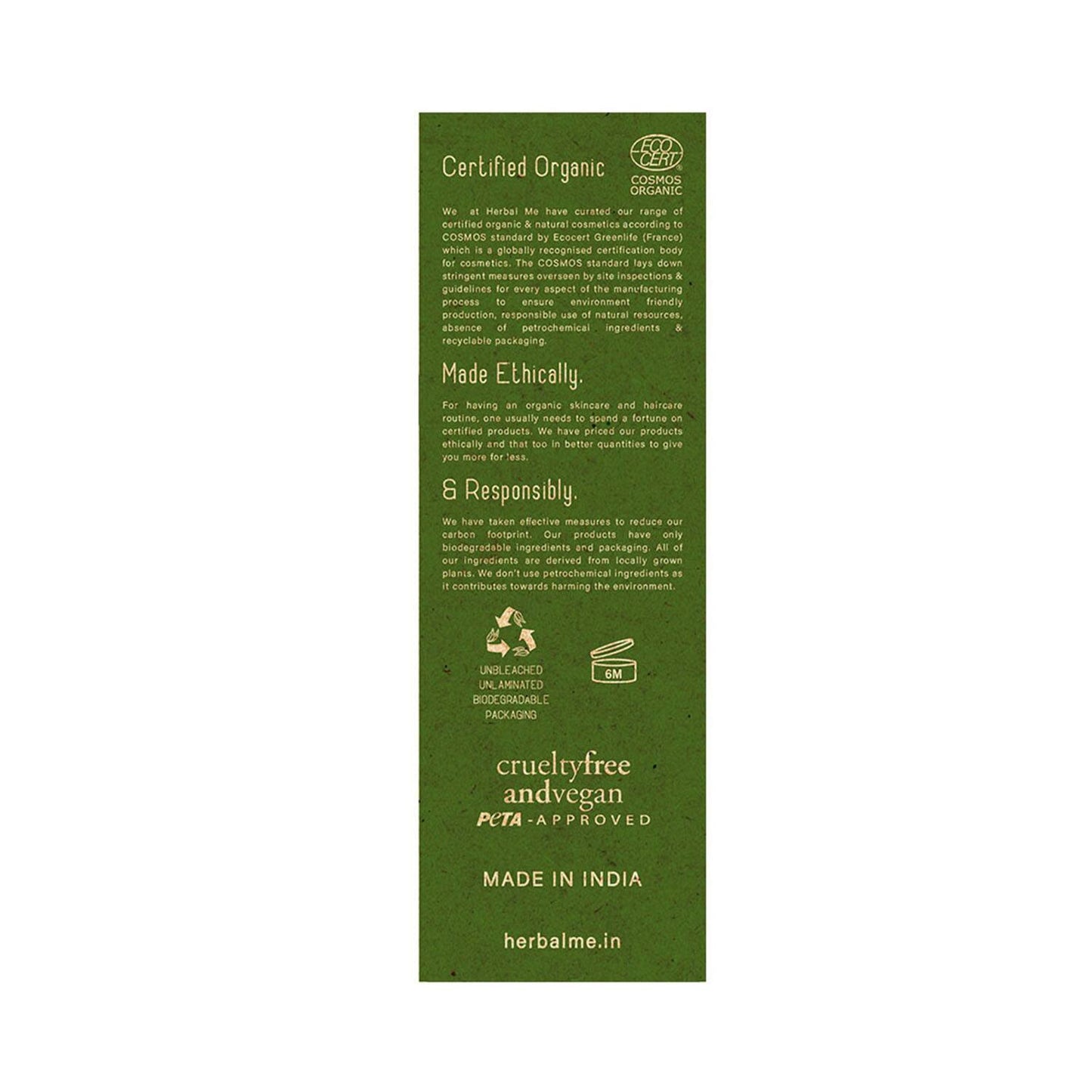 Herbal Me 100% Organic Neem Powder (120g)