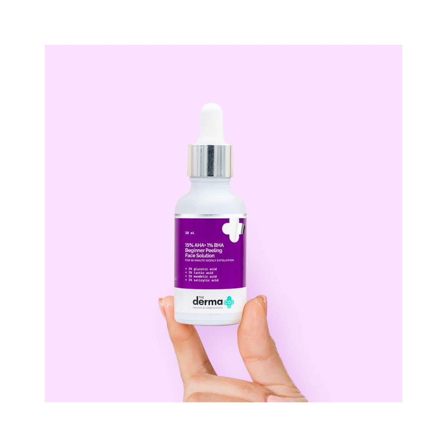 The Derma Co 15% Aha + 1% Bha Beginner Face Peeling Solution (30ml)