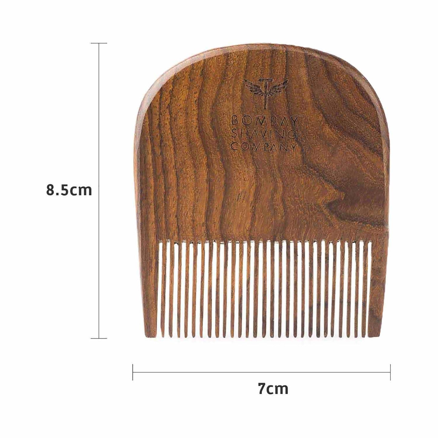 Bombay Shaving Company U-Shaped Beard Comb Brown