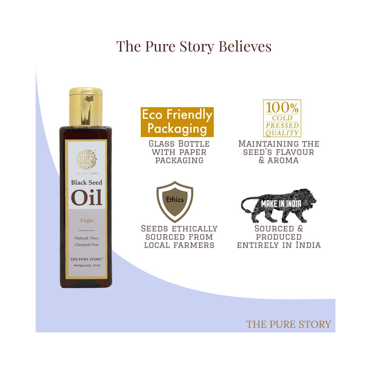 The Pure Story Black Seed Oil (100ml)