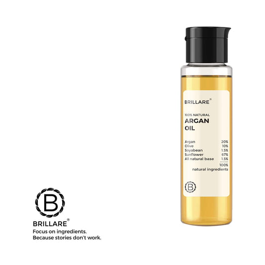 Brillare Argan Oil For Dry, Frizzy Hair (100ml)