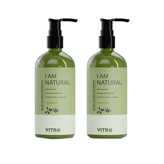 Vitro Naturals I Am Natural Aloe Jojoba Shampoo (500gm) (2Pc)