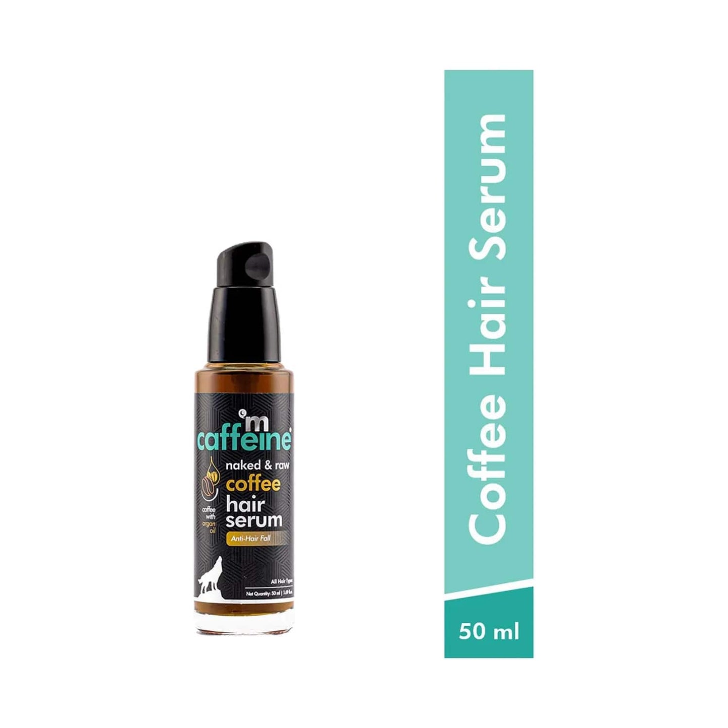 mCaffeine Naked & Raw Coffee Hair Serum - (50ml)