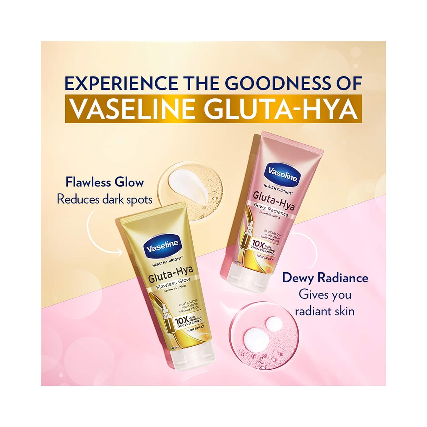 Vaseline Gluta Hya Flawless Glow Serum-In-Lotion (200ml)