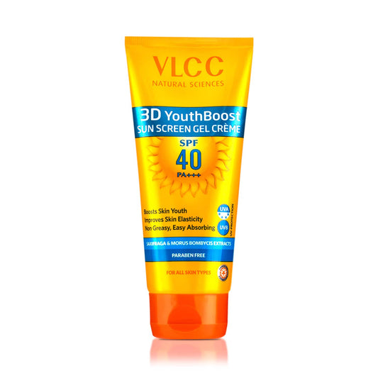 VLCC 3D Youth Boost SPF 40 Sunscreen Gel Crème (50g)