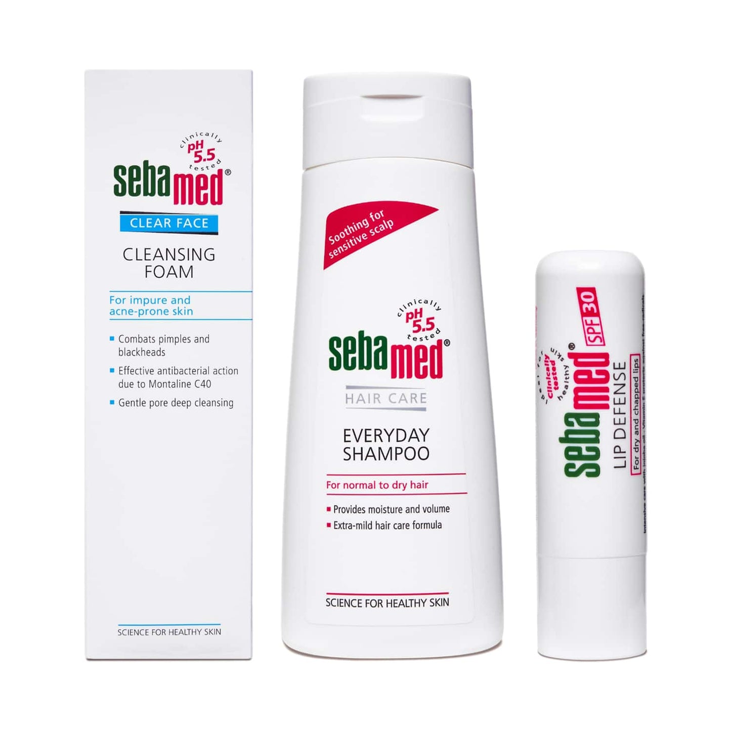 Sebamed Haircare+ Acne + Lip Care Combo