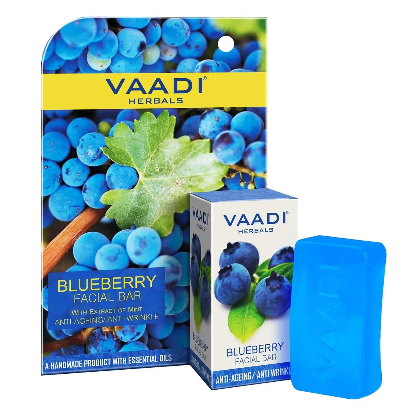 Vaadi Herbals Blueberry Facial Bar (25g)