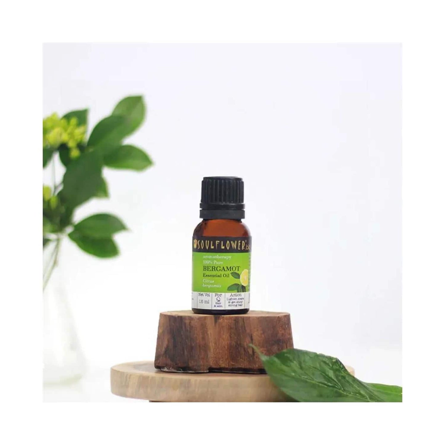 Soulflower Bergamot Essential Oil - (15ml)