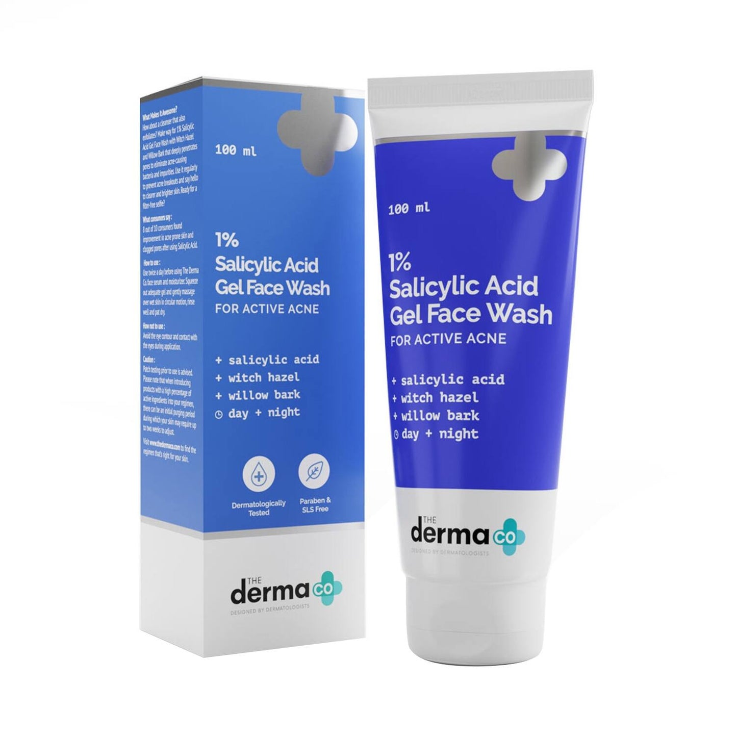 The Derma Co 1% Hyaluronic Sunscreen and 2% Salicylic Face Wash Combo