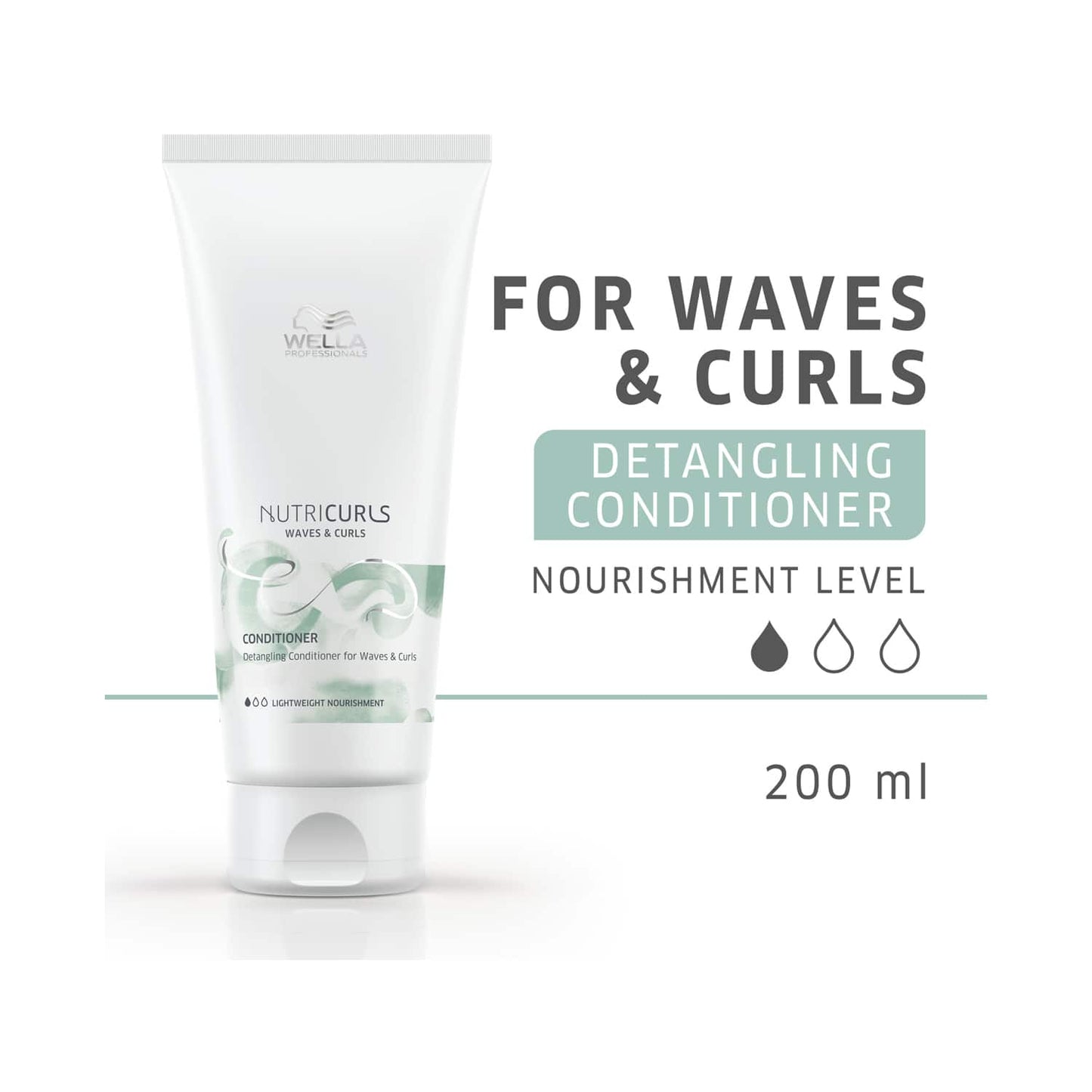 Wella Professionals Nutricurls Detangling Conditioner for Waves & Curls (200ml)