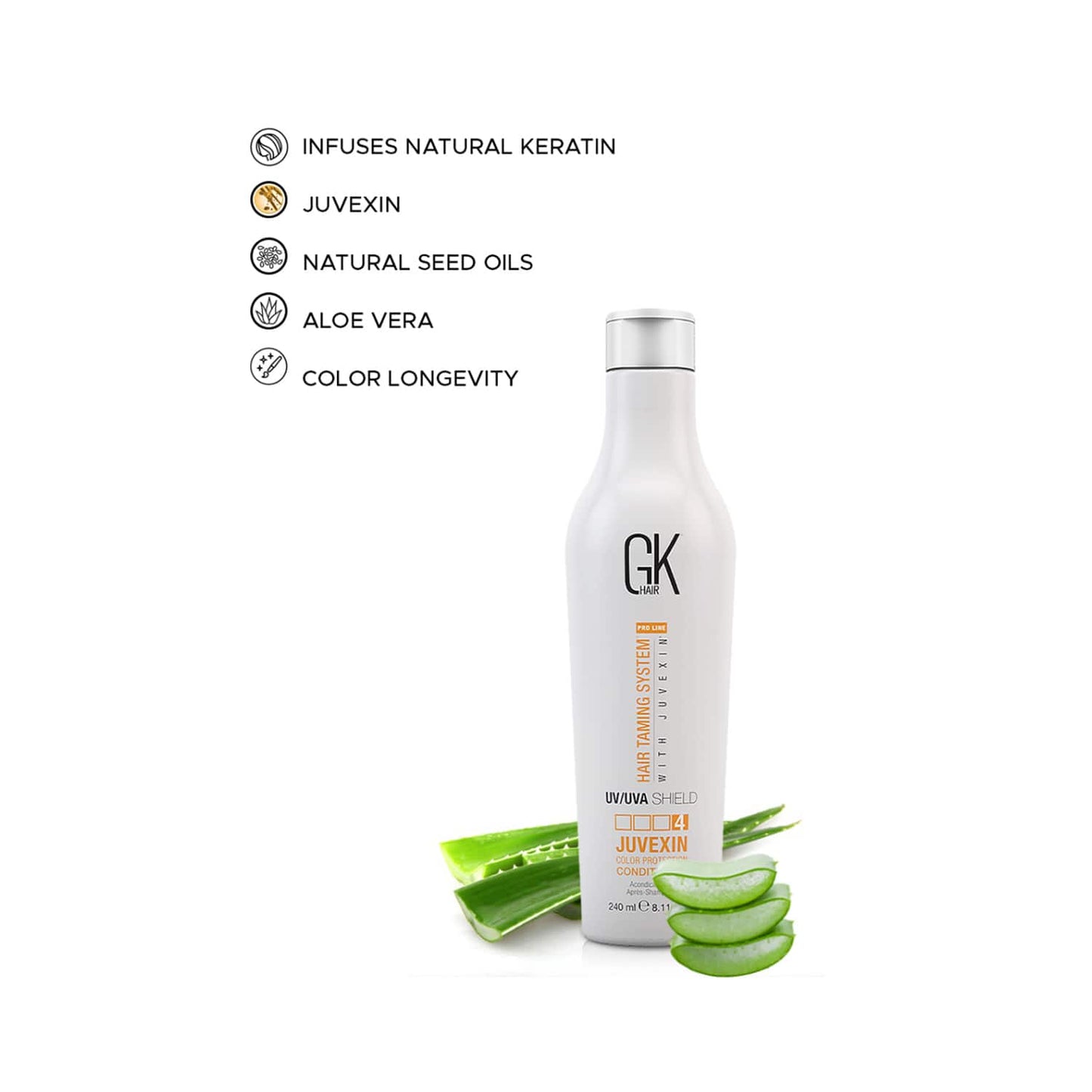 GK Hair UVA Color Shield Conditioner (240ml)