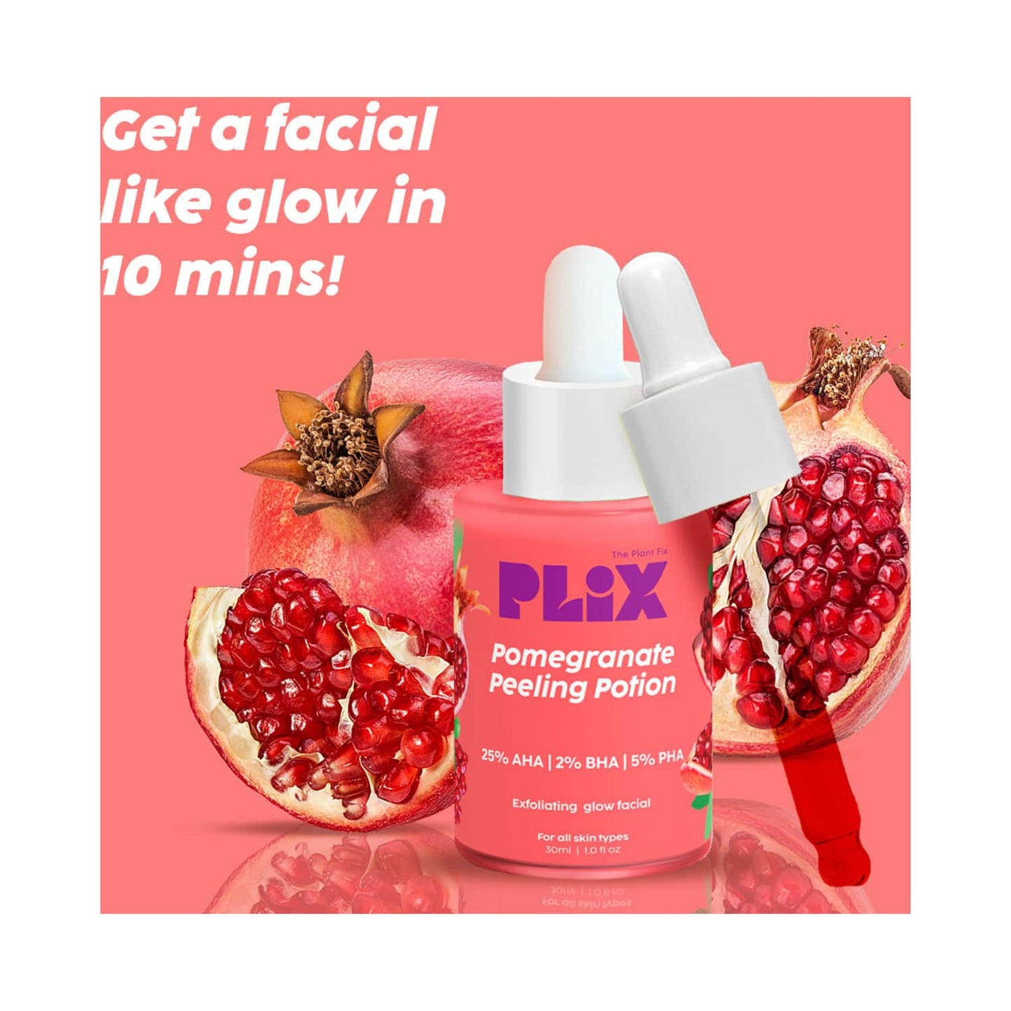 Plix The Plant Fix 25% AHA + 2% BHA + 5% PHA Peeling Solution (30ml)