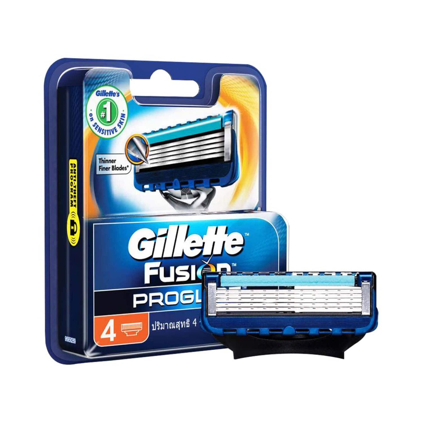 Gillette Fusion Proglide Flexball Manual Shaving Razor Blades Cartridge (4Pcs)