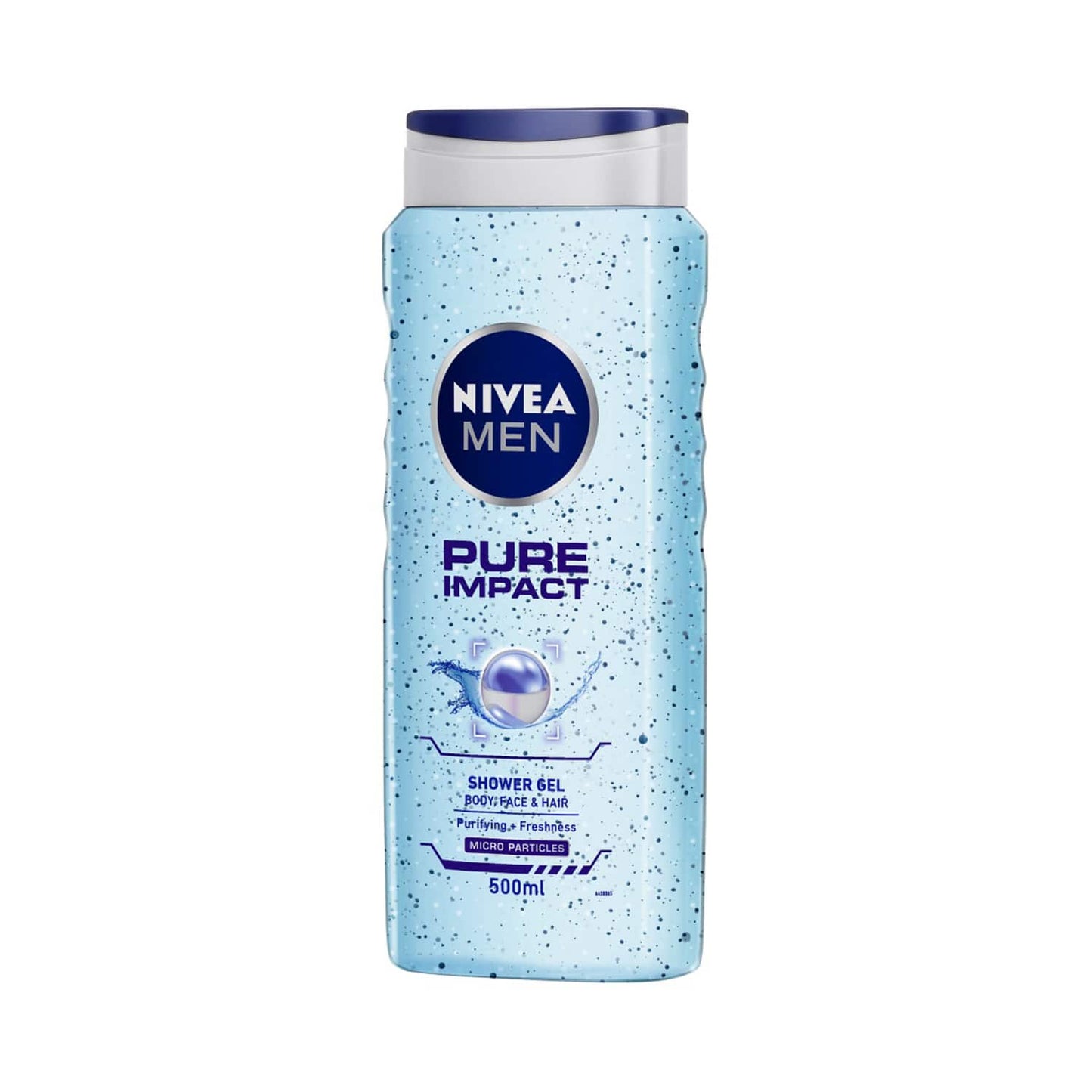 Nivea Men Pure Impact Purifying + Minerals 3-In-1 Shower Gel (500ml)