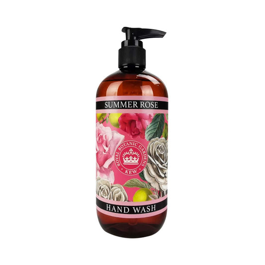 The English Soap Company Royal Botanic Gardens Kew Summer Rose Hand Wash (500ml)