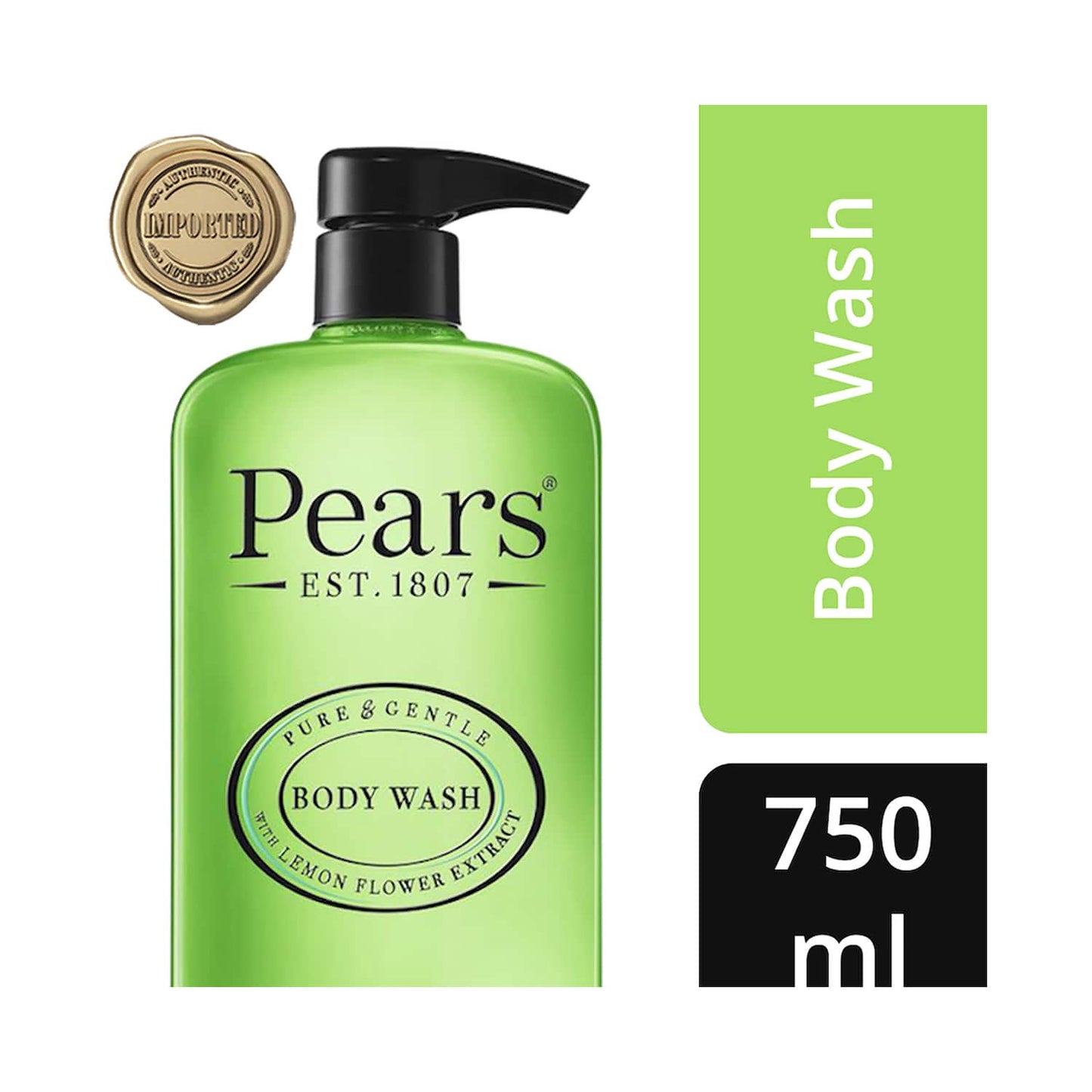 Pears Pure & Gentle Lemon Extract Body Wash (750ml)