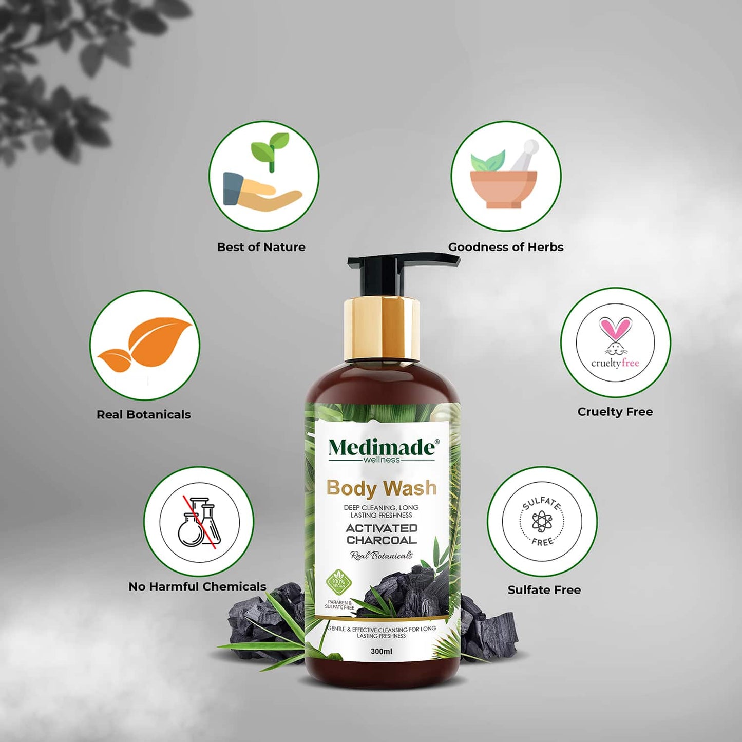 Medimade Apple Cider Vinegar Body Wash (300ml)