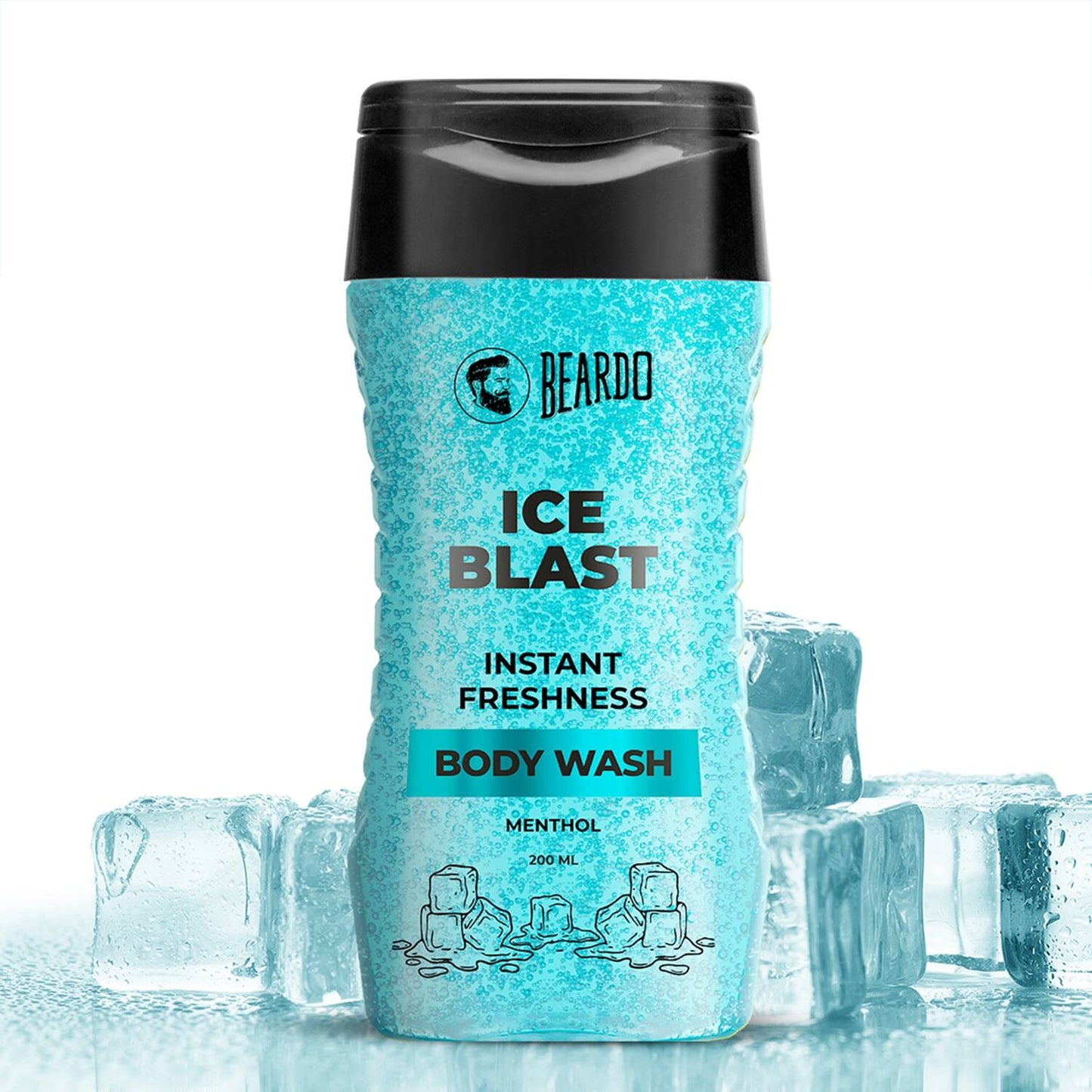 Beardo Ice Blast Face Wash, Ice Blast Body Wash, Beardo Ice Blast Cooling Talc Combo