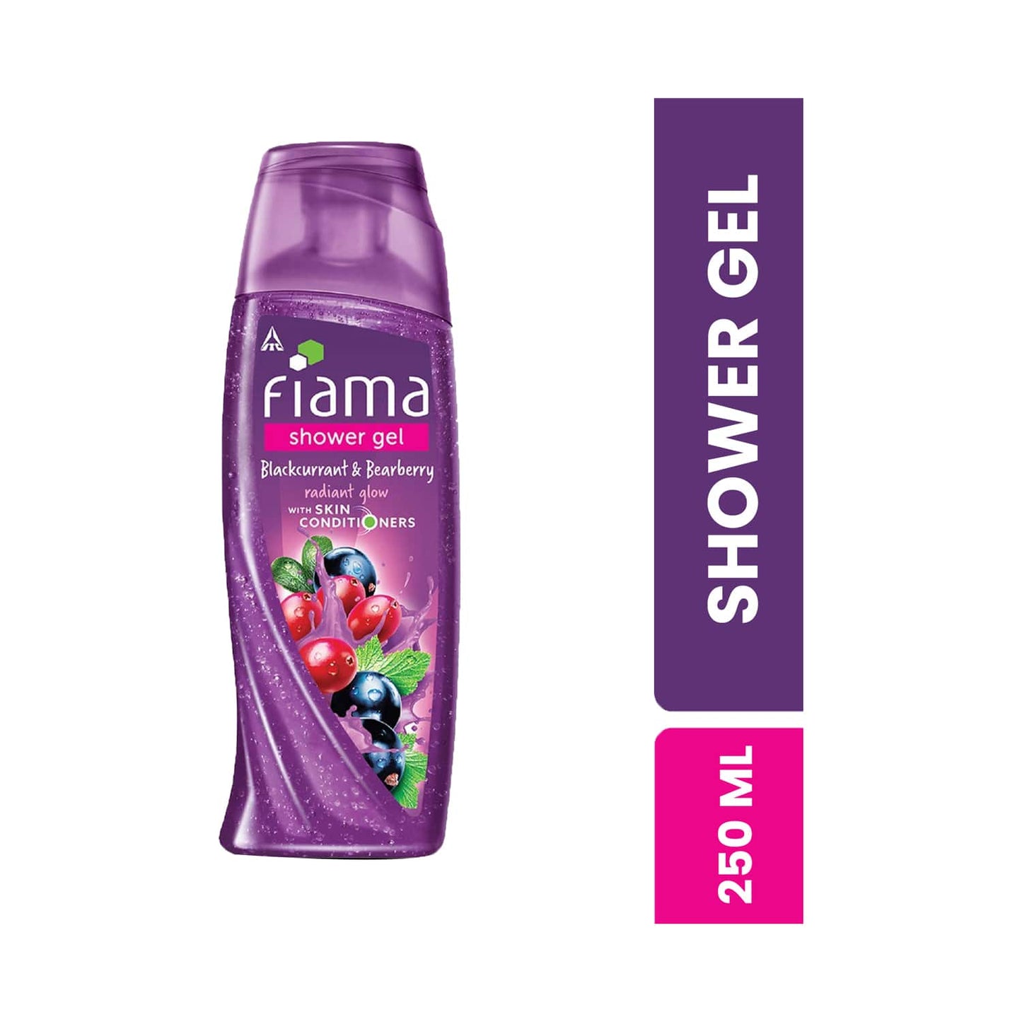 Fiama Blackcurrant & Bearberry Radiant Glow Shower Gel With Skin Conditioners (250ml)