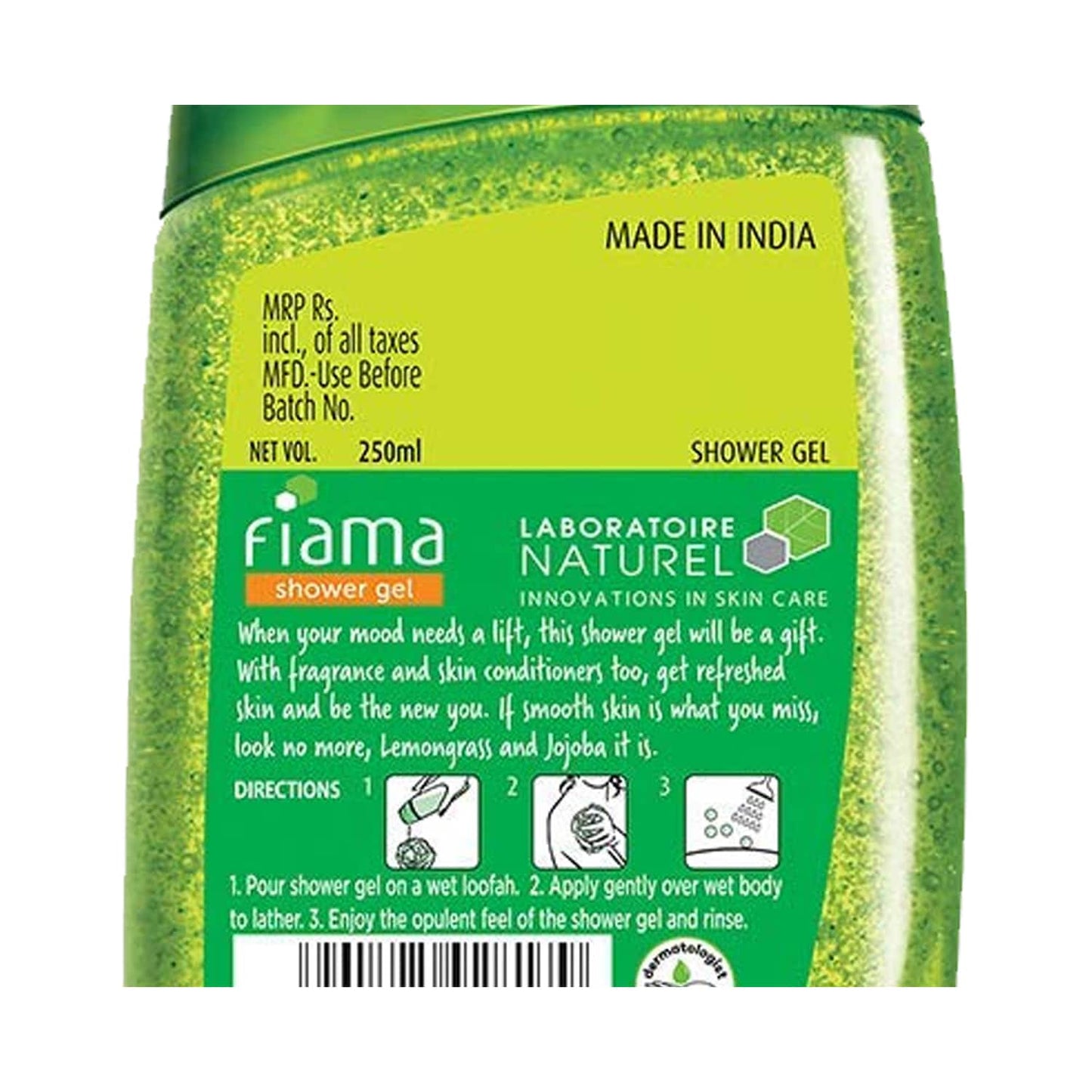 Fiama Lemongrass & Jojoba Shower Gel With Skin Conditioners (250ml)