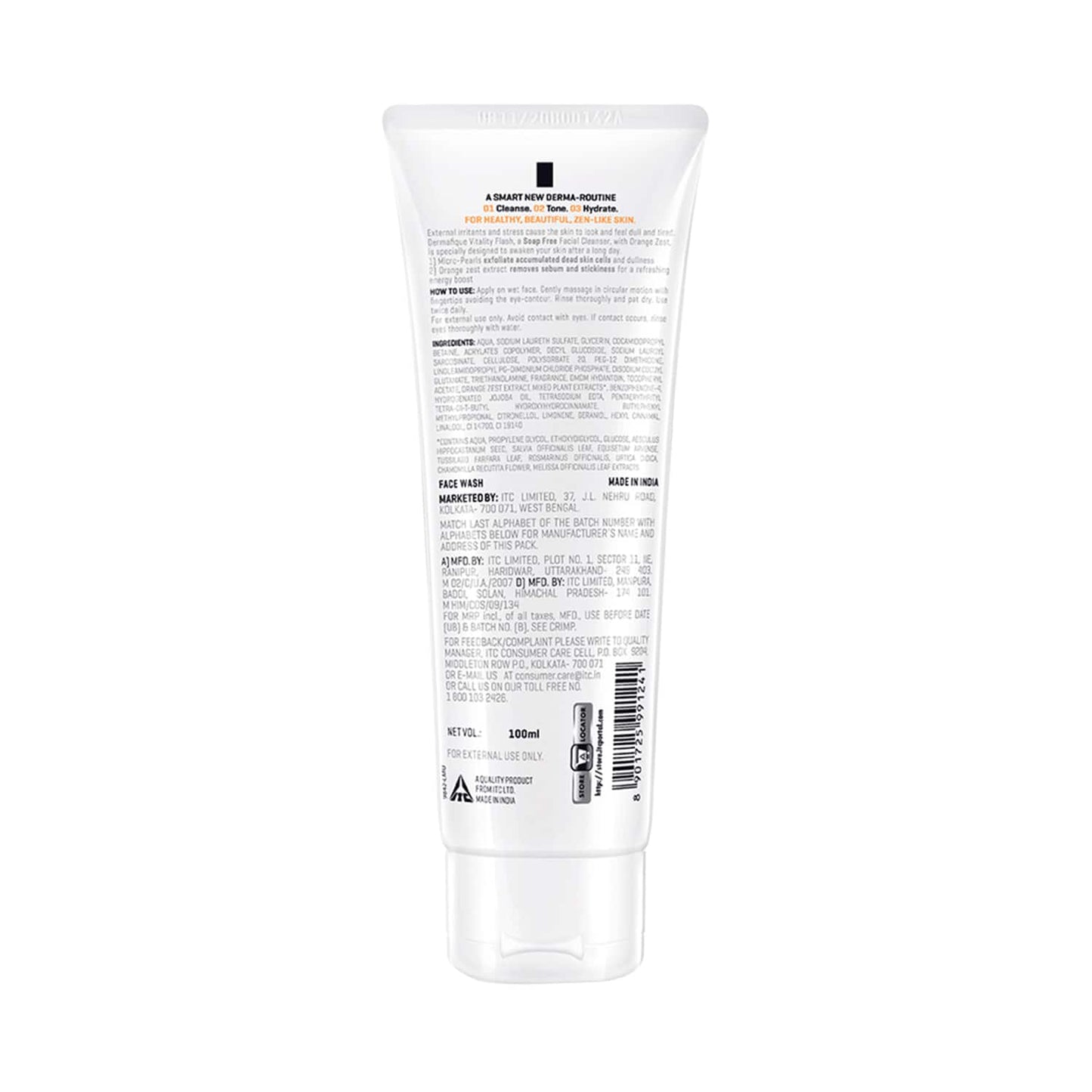 Dermafique Vitality Flash Facial Cleanser (100ml)