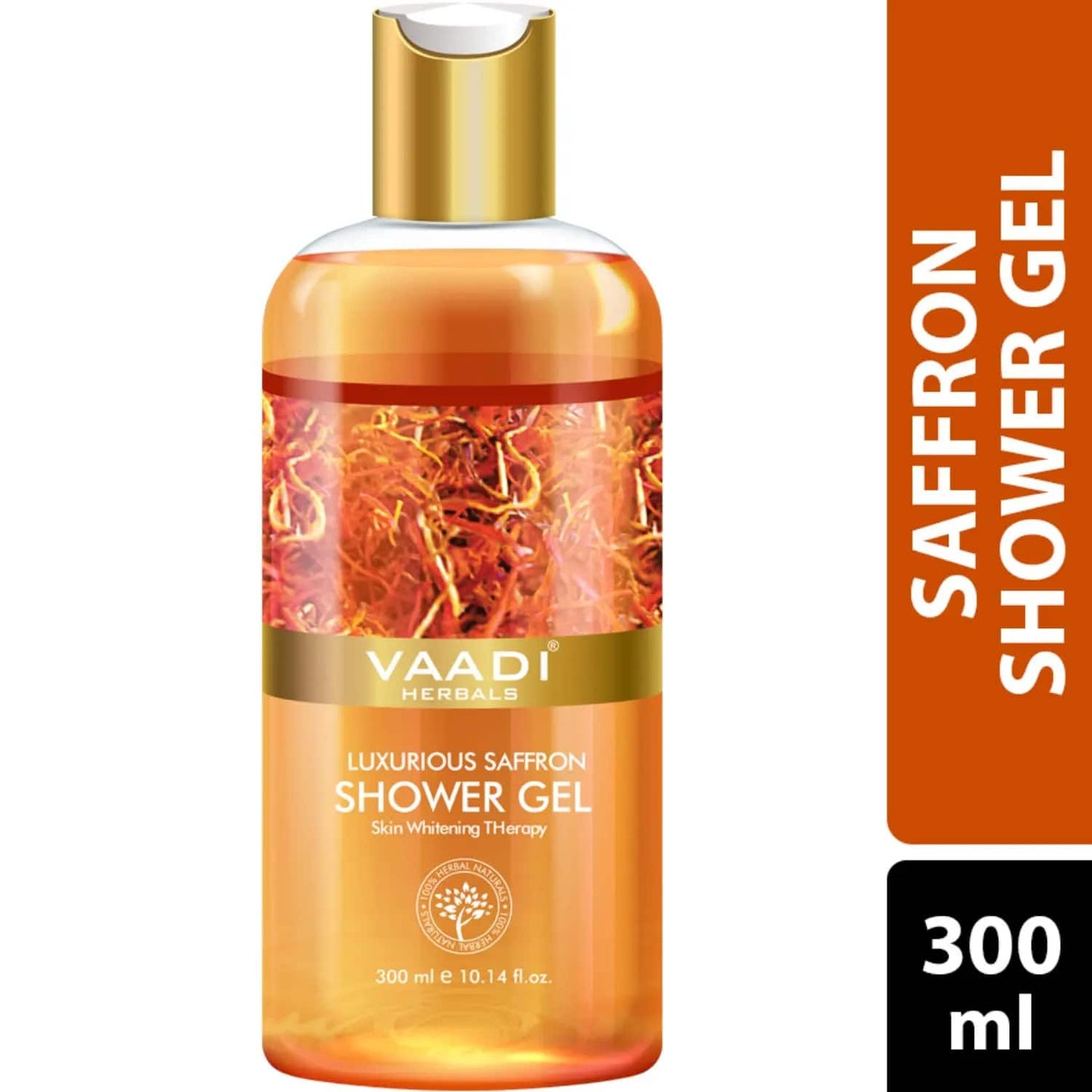 Vaadi Herbals Luxurious Saffron Shower Gel (300ml)