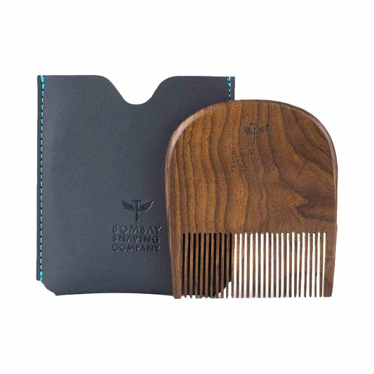 Bombay Shaving Company U-Shaped Beard Comb Brown