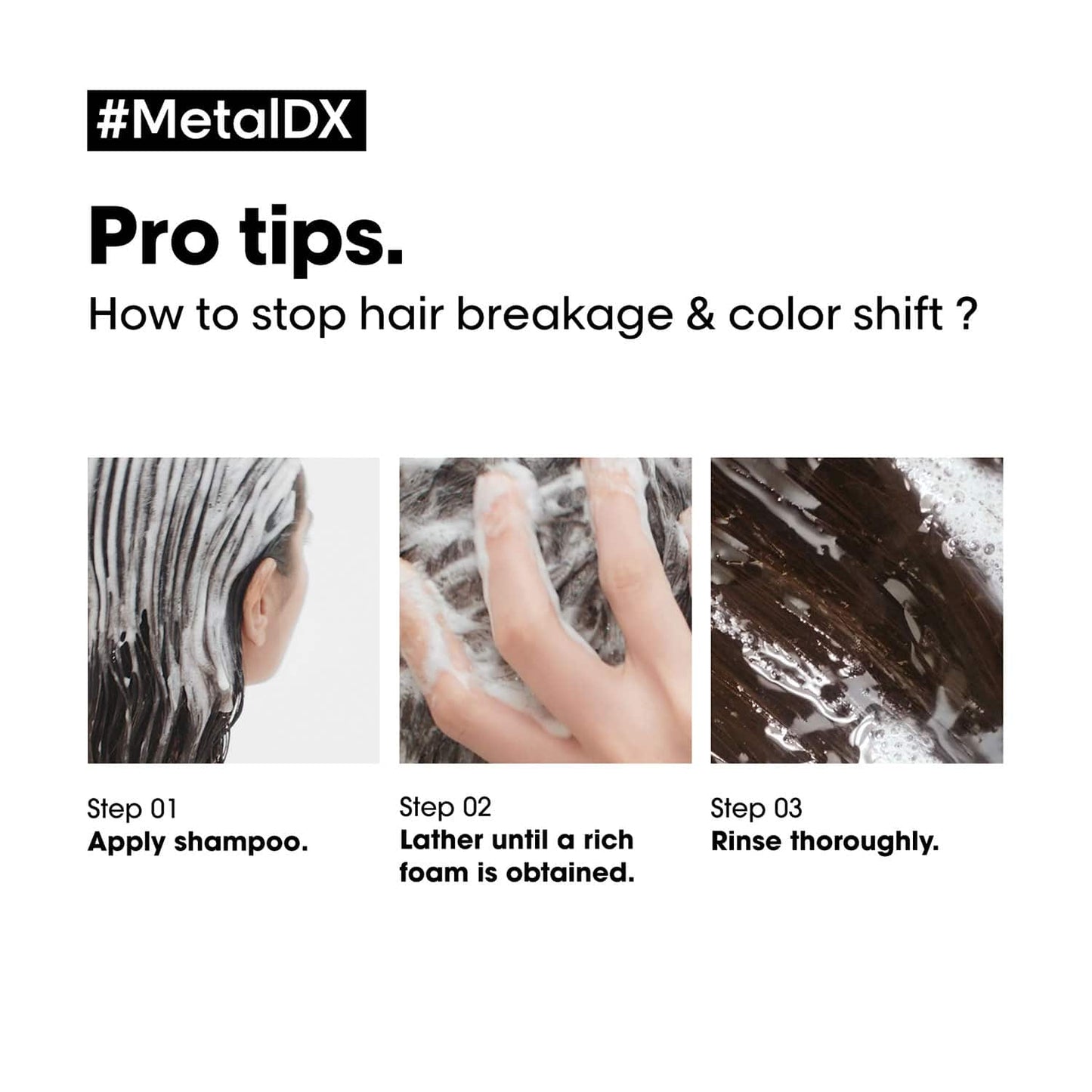 L'Oreal  Professionnel Metal Dx Shampoo + Metal Dx Mask + Metal Dx Oil (300 ml + 250 ml + 50 ml)