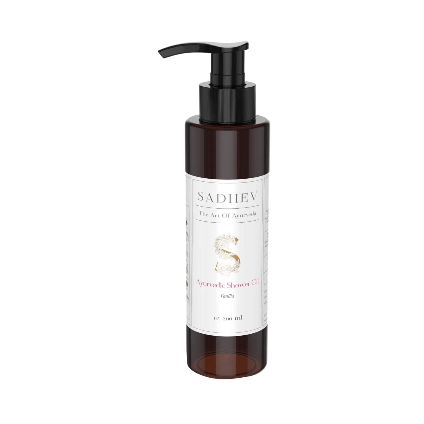 Sadhev Ayurvedic Vanilla Shower Oil (200ml)