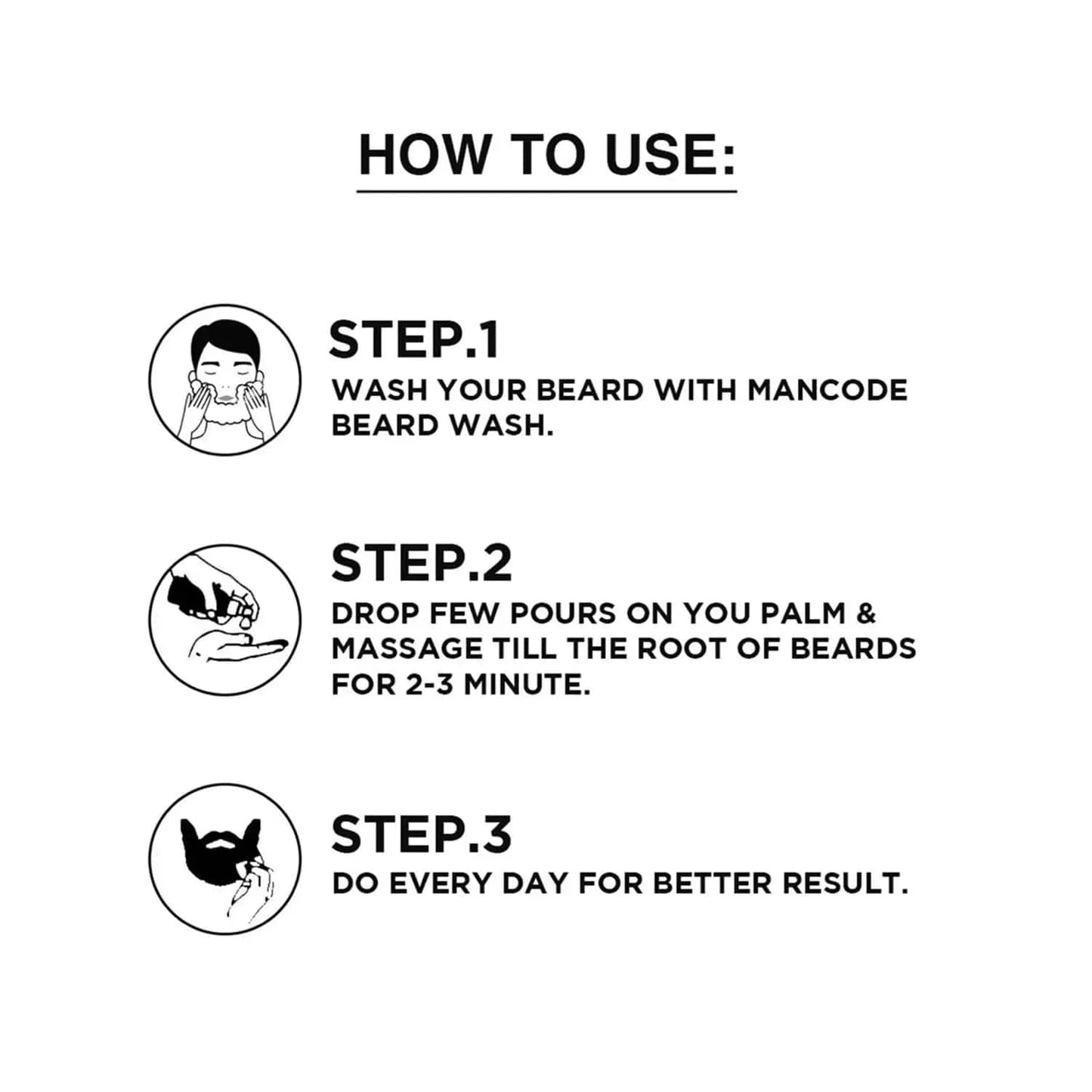 Mancode Beard Growth Oil - (50ml)