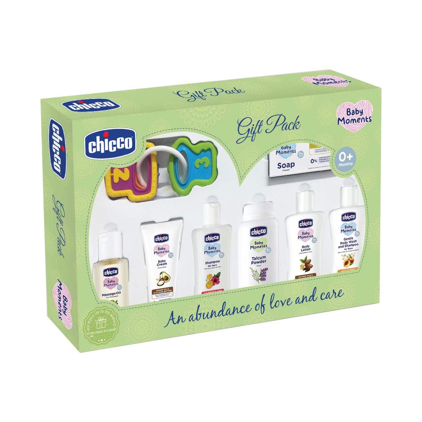 Chicco Baby Moments Baby Delight Set - Green (8 Pcs)