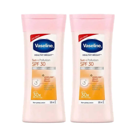 Vaseline Healthy Bright Sun + Pollution Protection Spf 30 Combo