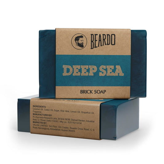 Beardo Deep Sea Bathing Brick Soap (125g)