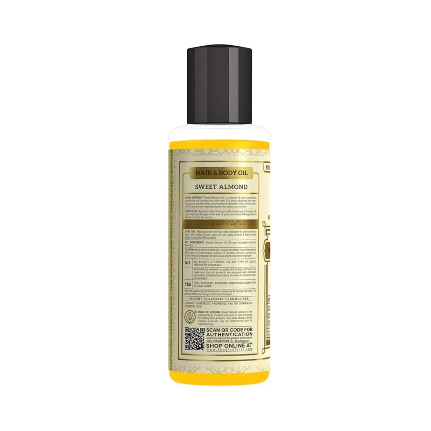 Khadi Natural Sweet Almond Hair Oil (100ml)