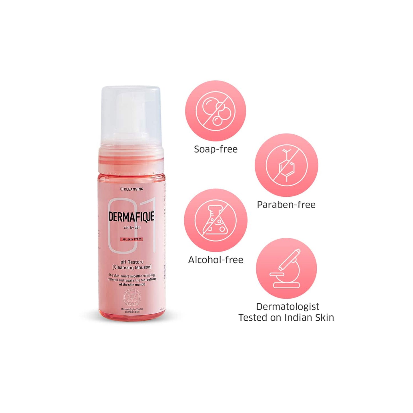 Dermafique Ph Restore Cleansing Mousse (150ml)