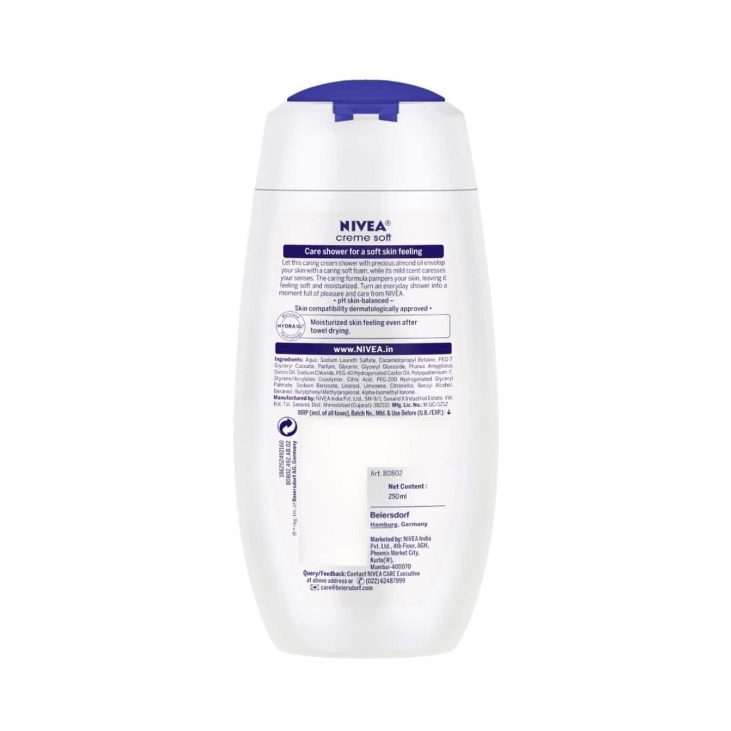 Nivea Creme Soft Shower Cream with Almond Oil & Mild Scent (250ml)