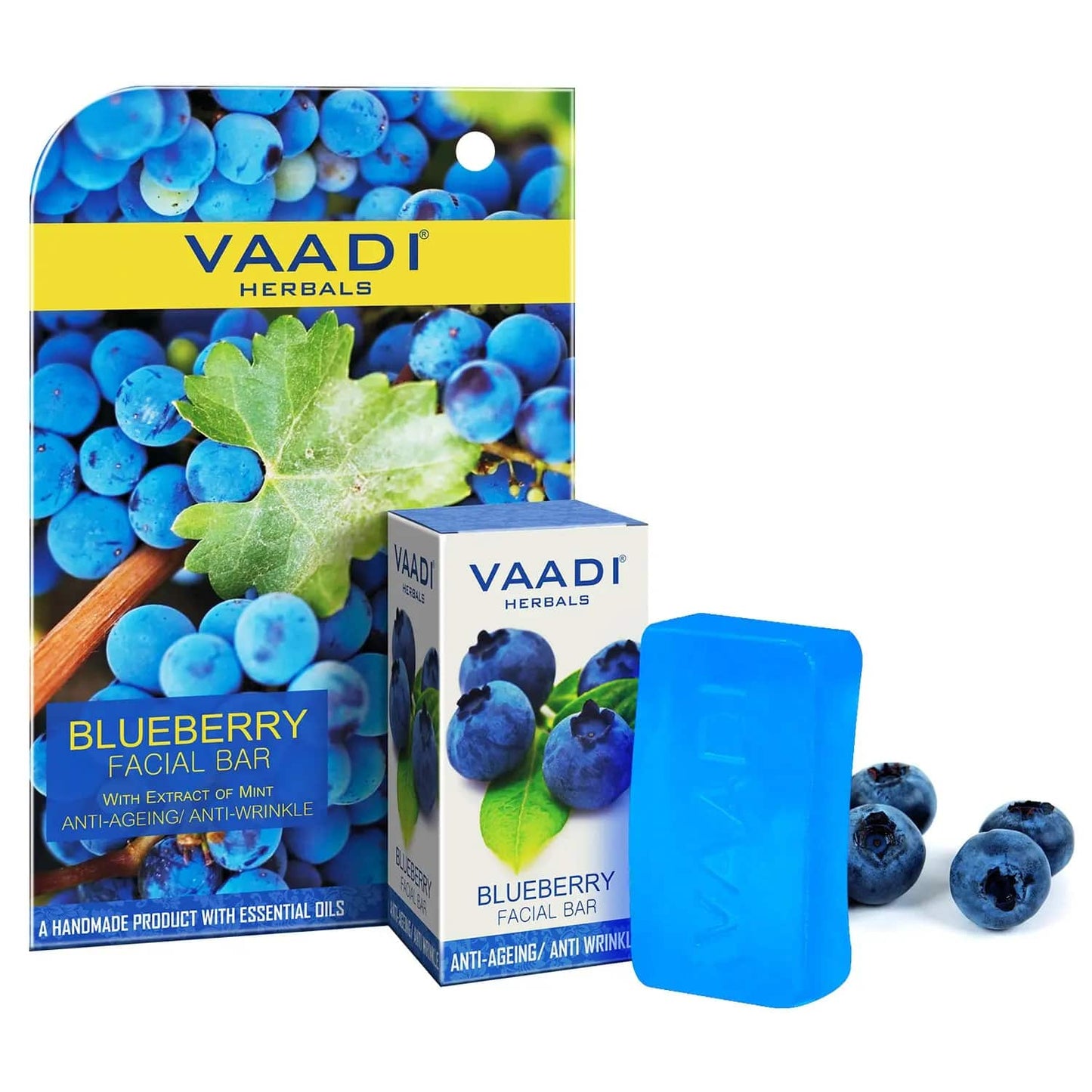 Vaadi Herbals Blueberry Facial Bar (25g)